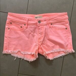 Roxy Women's Pink Denim Shorts